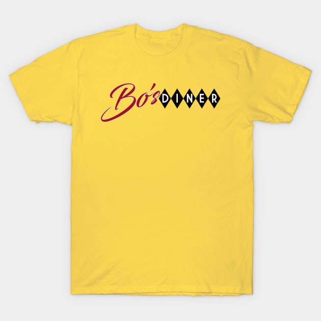 Baby Driver: Bo's Diner T-Shirt by BustedAffiliate